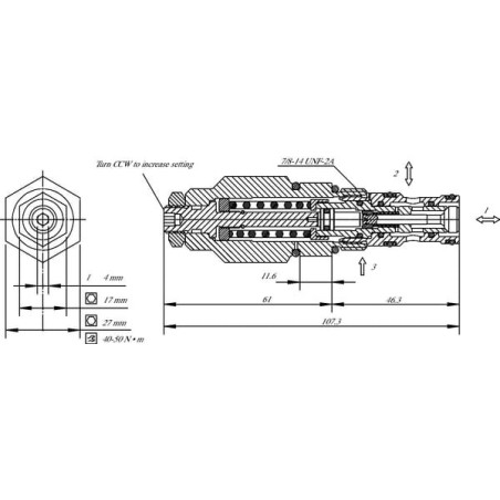 Gegenhaltepatrone CB10AV3B1E100 - CB10AV3B1E100B00