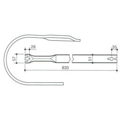 Abstreifer John Deere - CC32669N