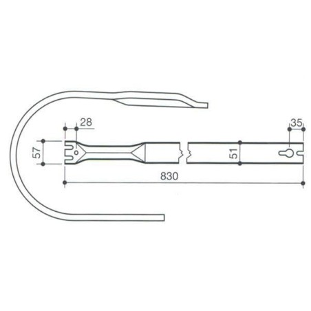 Abstreifer John Deere - CC32669N