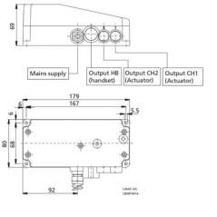 CB8001T400010 LINAK, Accessories 