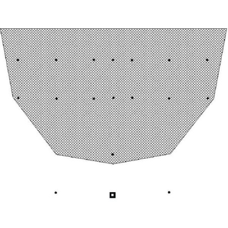 Flush mount camera 130 stopni - CAS66011KR
