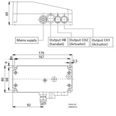 CB8001T200010 LINAK, Accessories 