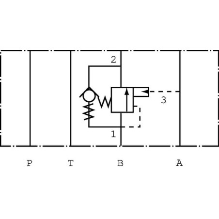 Gegenhalteventil CB10HV2B1E200B00 NG06 - CB10HVM03008
