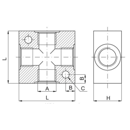 Manifold block - CCO38