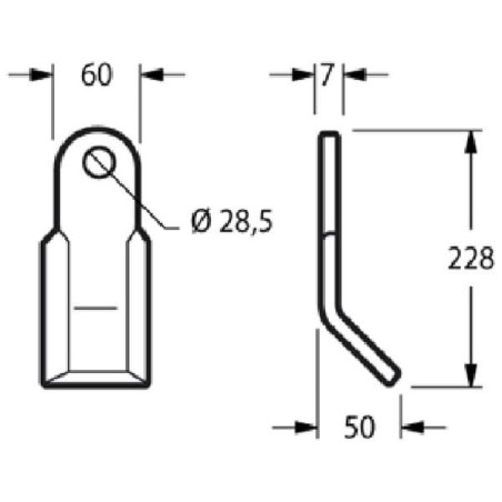 Flail balde - CK1500
