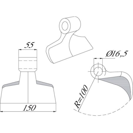 Nóż bijaka Maletti - CK3440