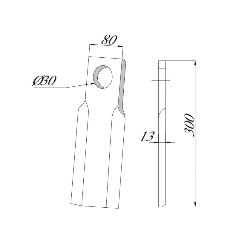 Nóż bijaka Procomas - CK4830 Nóż bijaka Procomas - CK4830