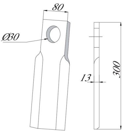 Topper Blade 80x300mm Procomas - CK4830