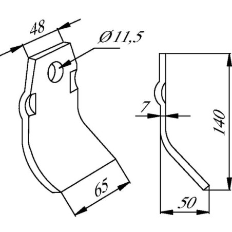 Flail balde Spragelse - CK5610