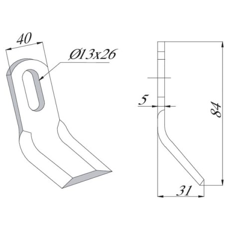 Flail balde SMA - CK5540