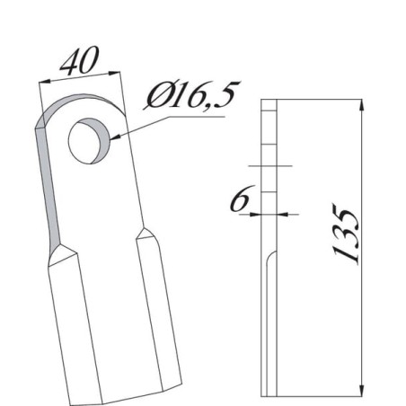 Nóż bijaka Sicma - CK5460