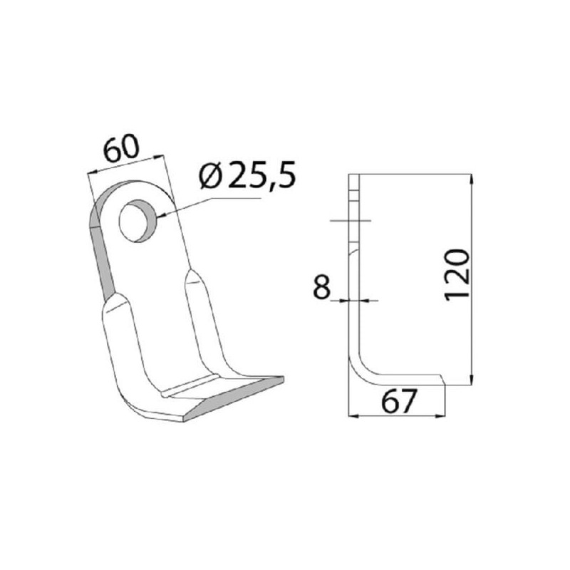 Nóż bijaka Sicma - CK5400