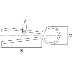 Federstecker 5x2,5 - CL525GP