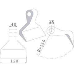 Nóż bijaka Cabe - CK1530