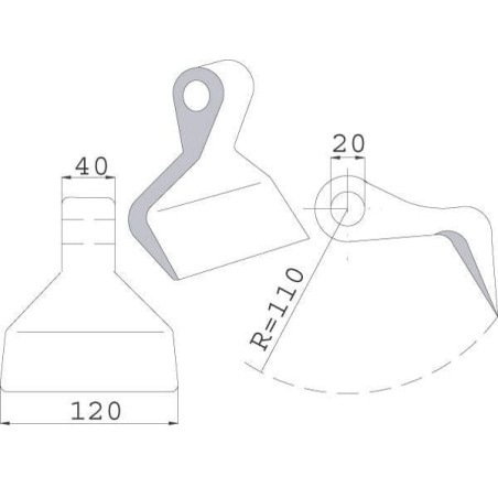 Nóż bijaka Cabe - CK1530
