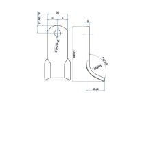 Flail balde Humus - CK3020