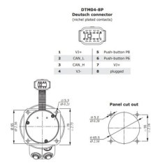 CJW2034A2B Walvoil, Joysticki 