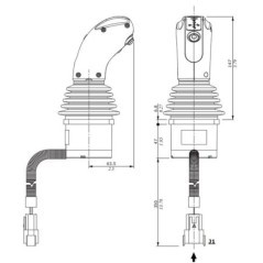 CJW2034A2B Walvoil, Joysticks 