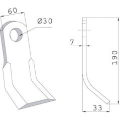 Flail balde Saxonia - CK5240