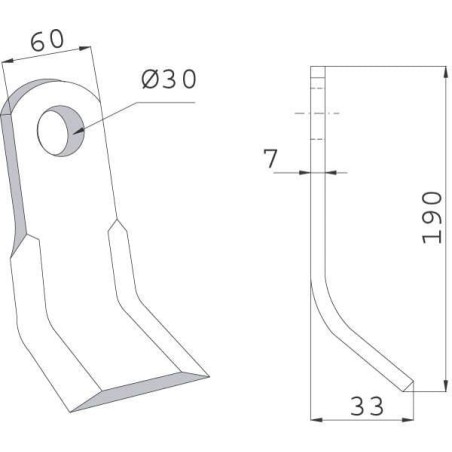 Flail balde Saxonia - CK5240