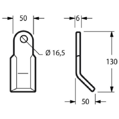 Flail balde Humus - CK3010
