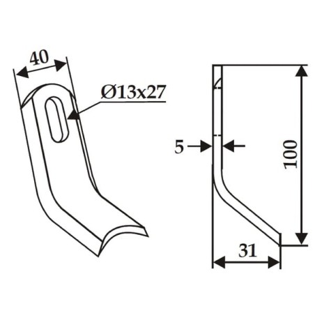 Flail balde Mulag - CK3810