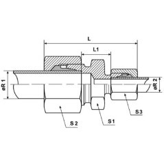 Coupling 8LL - 6LL - CLGV86LL