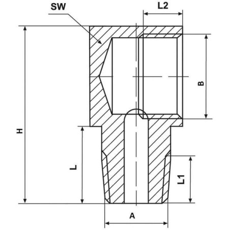 Eckwinkel AG-IG 90 stopni - CLEW90MK6M10