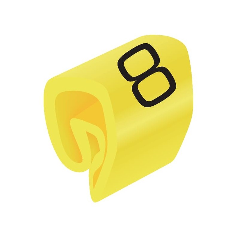 Core code, 1.54mm, yellow 8 - CLIC138 Core code, 1.54mm, yellow 8 - CLIC138