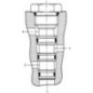 Plug SDC08-4, closed - CP08B4B Plug SDC08-4, closed - CP08B4B