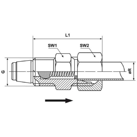 Check valve - CLRV6LLKLMK10