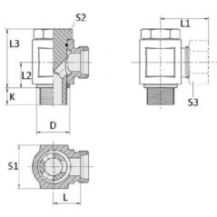Elbow Banjo coupling - CLRSWV4LLM6
