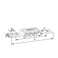 Clamps 2 sides 4-fold - CLBN48