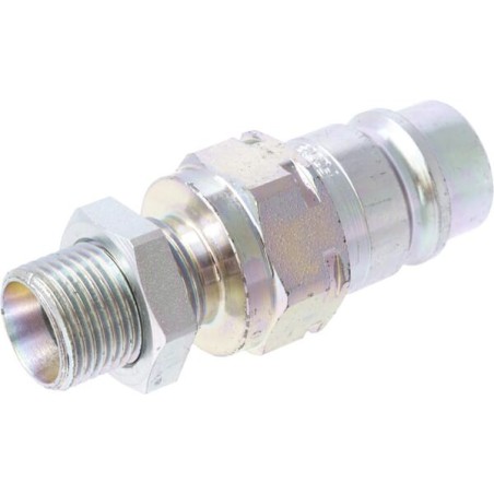 Szybkozłącze wtyczka CNV 1/2 cali gwint grodziowy M22x1.5 15L - CNV0852215M