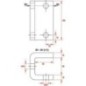 Bracket for handle 50x50 - CP155353 Bracket for handle 50x50 - CP155353