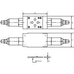 CP2001M03007 Danfoss, Intermediate valves 