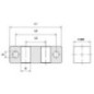 Grease nipple block - CLNB5R18 Grease nipple block - CLNB5R18