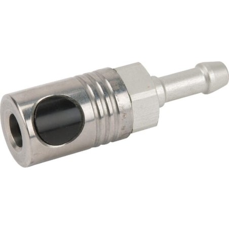 Quick release safety coupling with 8mm hosetail - CSM061808