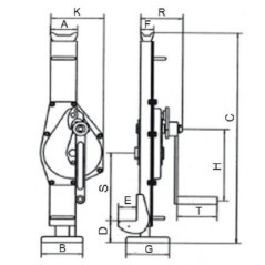 Rack jack 3t - CWS3000