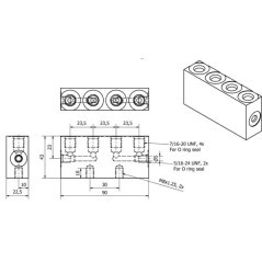 CWP414UNF90 Unbranded, Distribution blocks 