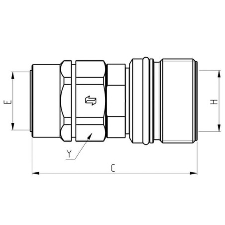 Schnellkupplung - CVV0838GASFV