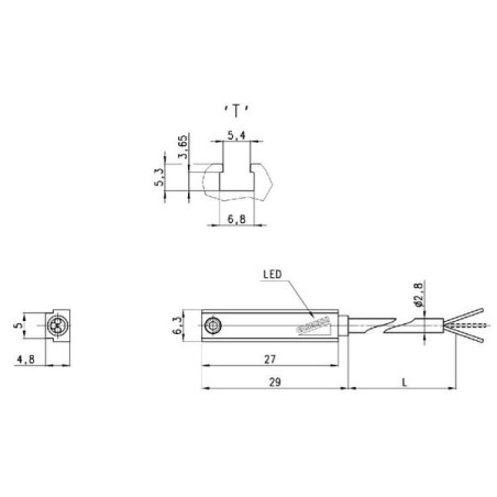 Czujnik położenia magnetyczny CST-332 - CST332