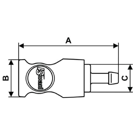 Sicherh.schnellkp./Tülle 13mm - CSI081813