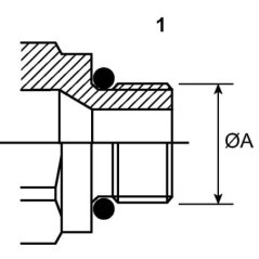 CPV0822215F Faster, Double-acting with Faster ball valve 