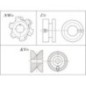 Roller tensioner, unprocessed - CR1041751 Roller tensioner, unprocessed - CR1041751