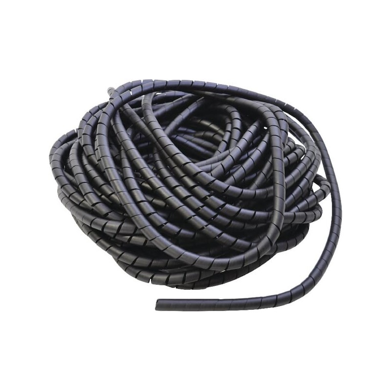 Spiral Wrap 12mm black - CPN12 Spiral Wrap 12mm black - CPN12
