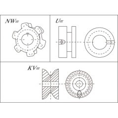Roller tens 8x24 B30 - CR1133045