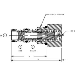 Druckkompensatorpatrone - CP7011B0E
