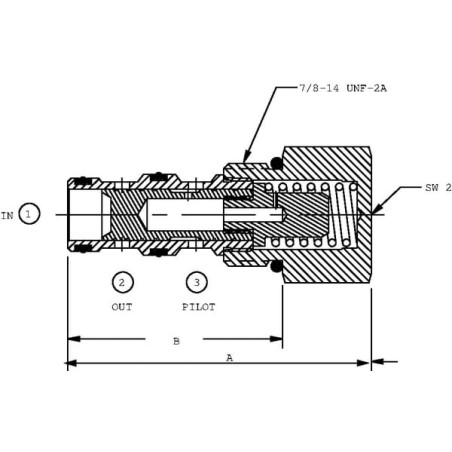 Pressure compensator cartridge - CP7011B0E