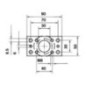 Kombirolle mit Flansch - CR4053APS Kombirolle mit Flansch - CR4053APS